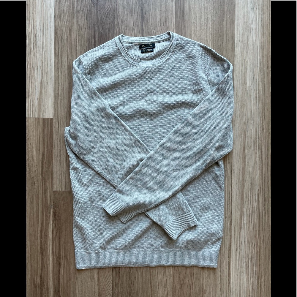 NWOT Massimo Dutti Cotton Cashmere Sweater